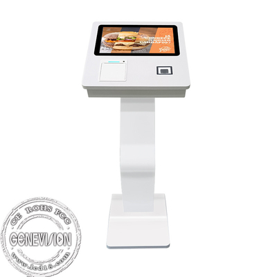 Kiosque de service d'individu d'affichage à cristaux liquides écran tactile de 15,6 pouces avec l'imprimante And Scanner