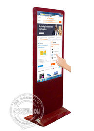 Kiosque d'écran tactile de totem pour la publicité d'affichage de Signage d'affichage à cristaux liquides Digital de centre commercial/55 pouces