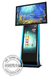 Affichage numérique de signage de kiosque multifonctionnel horizontal ou vertical de moniteur annonçant 500cd/² de M