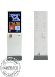 Système de paiement debout de commande en ligne de kiosque de Signage de Wifi Digital d'écran tactile d'information d'individu de plancher