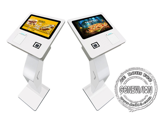 15.6&quot; Digital Signage Self Service Bill Payment Kiosk Floor Stand Touch Screen Chain Store Restaurant Machine