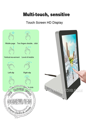 15.6 pouces table en forme de L publicité écran tactile ou pas d'écran tactile pour le comptoir