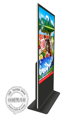65&quot; 75&quot; 85&quot; Sous-sol intérieur Android 11 OS 4K Centre commercial publicitaire kiosque affichage numérique totem