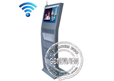 appui interactif 3G, connexion internet de kiosque de support de journal de kiosque de l'écran tactile 15inch de WIFI
