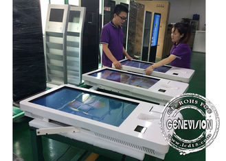 Cinéma kiosque terminal de service d'individu d'imprimante de reçu de kiosque d'écran tactile de position de Floorstanding de 32 pouces