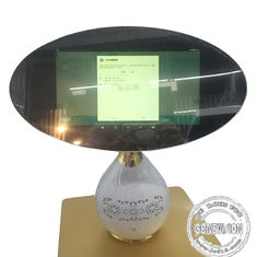 Mini écran portatif de table de projecteur du joueur 3 D de la publicité d'affichage à cristaux liquides de miroir