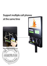 Appui Android de kiosque de Signage d'affichage à cristaux liquides Wifi Digital de 21,5 pouces et remplissage d'Iphone