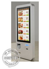 32 kiosque de paiement de machine d'ordre de service d'individu de Signage de Wifi Digital d'écran tactile de pouce 1080p pour les aliments de préparation rapide etc.