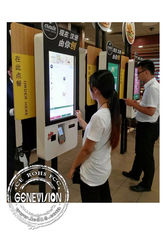 32 kiosque de paiement de machine d'ordre de service d'individu de Signage de Wifi Digital d'écran tactile de pouce 1080p pour les aliments de préparation rapide etc.