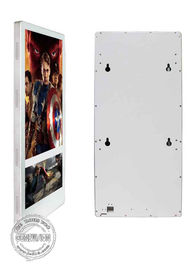 Machine verticale d'affichage d'affichage à cristaux liquides double d'écrans du bâti 18.5inch 10,1 de mur de » de Super Slim d'ascenseur de la publicité d'écran intérieur d'ascenseur