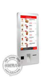Imprimante thermique de nouveau de 32 pouces d'écran tactile d'individu de service kiosque de paiement/position facultative