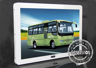 18,5 pouces mise à jour de la publicité de Shell Elegant Wall Mount Bus Media Player USB en métal de 23,6 pouces