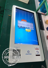 Marché de la Corée kiosque infrarouge de paiement de récepteur d'argent liquide de Windows de kiosque de service d'individu d'affichage à cristaux liquides de contact de 32 pouces