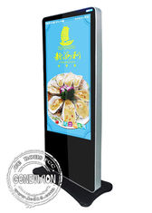 Kiosque d'écran tactile d'affichage à cristaux liquides de totem d'affichage numérique 21,5 22&quot; joueur d'Android de support de plancher