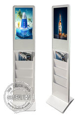 Plancher de lobby tenant la machine de la publicité du Signage 1080 HD Andriod Mainboard de Digital