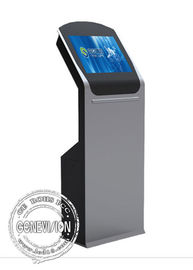file d'attente de banque de 19 pouces étiquetant le kiosque d'ordinateur de contact de NFC d'imprimante de kiosque de service d'individu de machine