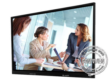 Affichage interactif anti-éblouissant de tableau blanc d'écran tactile de 100 de pouce de réunion du lieu lentes IR ultra HD 4K 450