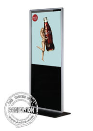 kiosque debout d'écran tactile du plancher 55inch, Signage d'affichage à cristaux liquides Digital pour annoncer le joueur