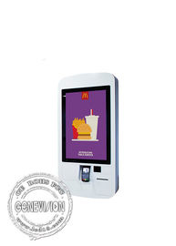 32 machine intelligente de paiement d'affichage à cristaux liquides de restaurant du kiosque Win10 de paiement de service d'individu de pouce