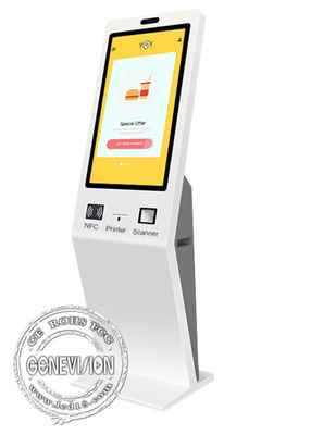 Kiosque interactif de service d'individu s'alignant étiquetant la machine 400cd/m2