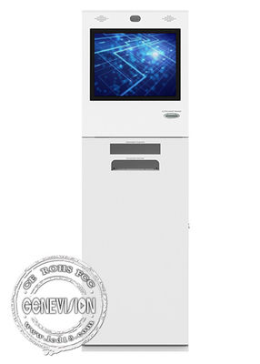 21,5 kiosque de service d'individu d'écran tactile de pouce AIO avec le scanner de document