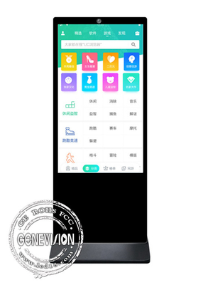 55in kiosque capacitif d'écran tactile de 10 points avec l'OS d'Android 7,1