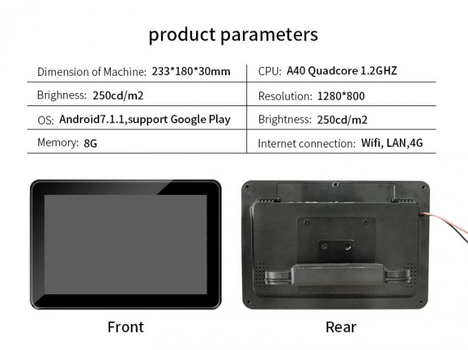Tablette antichoc de véhicule d'écran tactile de 10.1inch PCAP