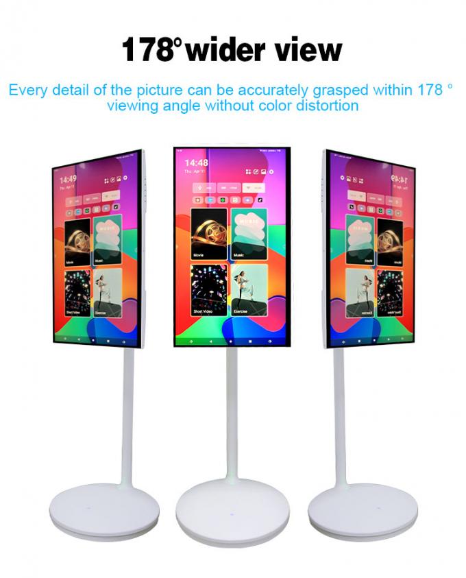 Écran tactile mobile 24" 27" 32" Android 11 OS 4GB 64GB Écran tactile intelligent pliable avec batterie rechargeable 2