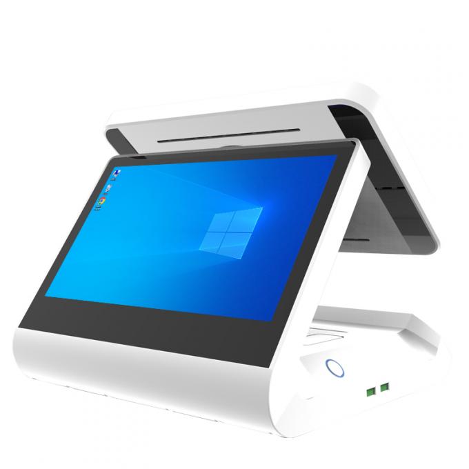 Android Desktop &Eacute;cran de caisse &agrave; double &eacute;cran avec imprimante et scanner de 80 mm 11.6 pouces + 11.6 pouces 2GB + 32GB Syst&egrave;mes POS Terminal de machine 1