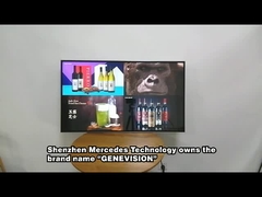 Angle droit 43 pouces mur et plafond restaurant Android Wifi affichage numérique tableau de menu