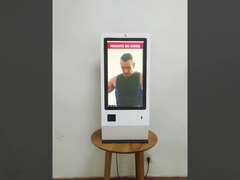 Lecteur de carte NFC de bureau de 24 pouces Moniteur de restaurant Écran tactile Kiosque de paiement de commande