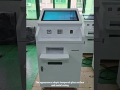 22 pouces écran tactile A4 imprimante thermique papier empreinte digitale lecteur de carte IC QR Scanner appareil photo automatique