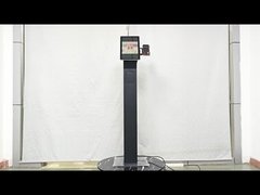 15.6 pouces Bureau de réception Gestion de la file d'attente Kiosque à écran tactile Avec imprimante thermique