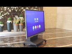 Hauteur de levage et angle de vue réglables à distance pour le support interactif à grande taille
