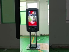 Borne de paiement en libre-service double face QSR avec chipset Nvidia Geforce RTX 4060 de 32 pouces et caisson LED