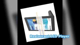 Lecteur LCD en forme de L pour les restaurants