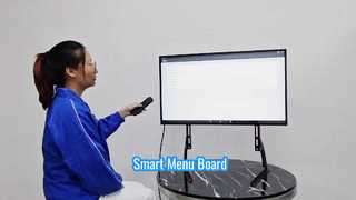 Tableau de menu Android à angle droit de 32 " 43 » avec CMS et serveur Cloud gratuits