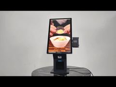 Kiosque de paiement en libre-Service sans espèces, support mural de 24 pouces, imprimante de kiosque de paiement, Scanner de Code QR, Terminal de point de vente