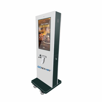 Kiosque extérieur d'ordre d'individu de support de plancher de 32 pouces avec le scanner de NFC Code QR