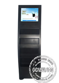 Appui noir de Signage de Digital de kiosque de journal Carte SD/port USB
