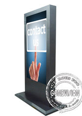 Signage multi de Digital d'écran tactile de contact, insertion de carte de mémoire