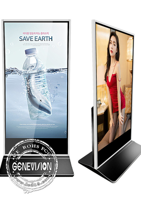 Kiosque de Signage d'affichage à cristaux liquides Digital de logiciel de gestion d'annonces d'Android Wifi 75 pouces