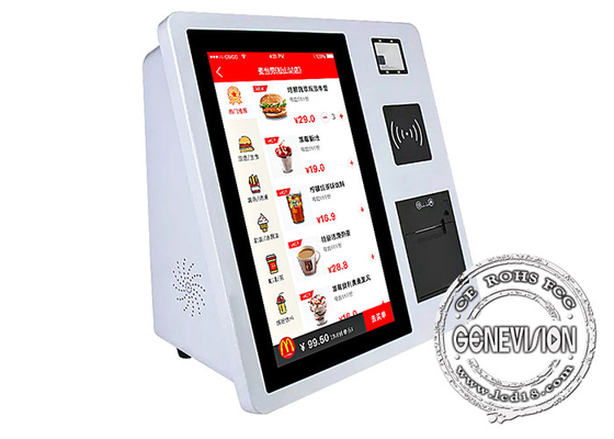 Position de Tableau de service d'individu de machine de paiement par carte de crédit d'écran tactile de 15,6 pouces