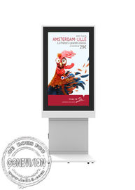 Kiosque d'écran tactile de la publicité d'affichage à cristaux liquides, androïde d'affichage d'informations numériques de HD