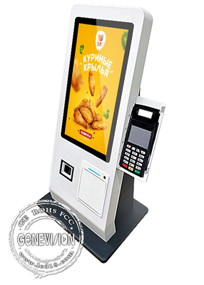 Paiement de commande d'automatisation de borne de service d'individu de kiosque de restaurant de bureau de 15,6 pouces