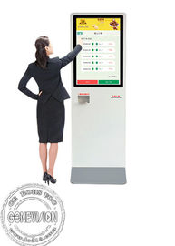 Système de paiement debout de commande en ligne de kiosque de Signage de Wifi Digital d'écran tactile d'information d'individu de plancher