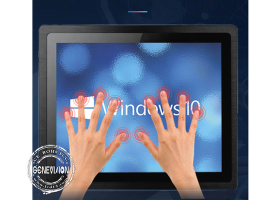 15 17 19 OS inclus industriel de la victoire 10 de PC d'affichage de moniteur d'écran tactile de pouce