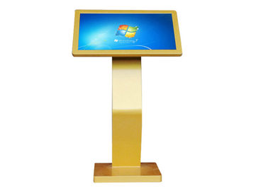 La publicité d'or de moniteur de kiosque d'écran tactile de kiosque de centre commercial de couleur, -215T-P FOU