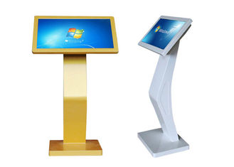 La publicité d'or de moniteur de kiosque d'écran tactile de kiosque de centre commercial de couleur, -215T-P FOU