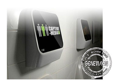 La publicité de toilettes de moniteur d'écran tactile de bâti de mur de carte de travail, Signage de Digital Media de toilette
